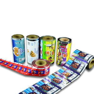 Automatic packaging film for snacks