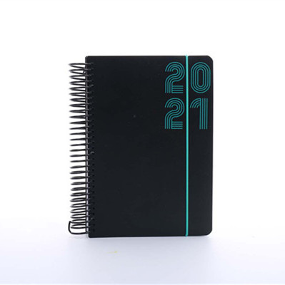 Custom logo  spiral notebook hard cover note book