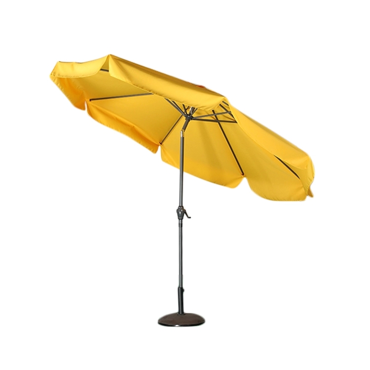 Best price high quality branded big size tilt crank strong balcony garden umbrella for patio