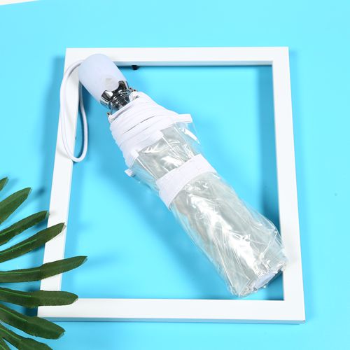 21inches 8 ribs transparent automatic windproof umbrella 