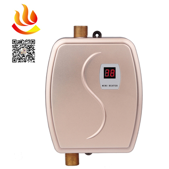 Instant electric water heater for kitchen use or wash basin