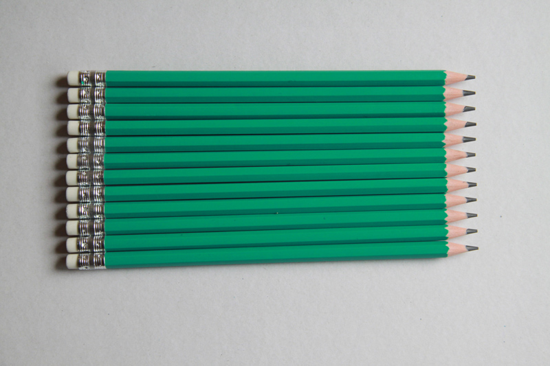 HB pencil with eraser 