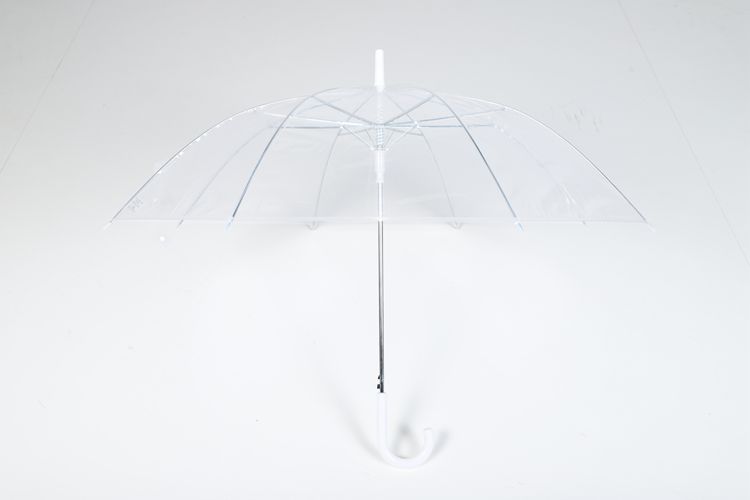 23inches/25inches automatic transparent straight umbrella