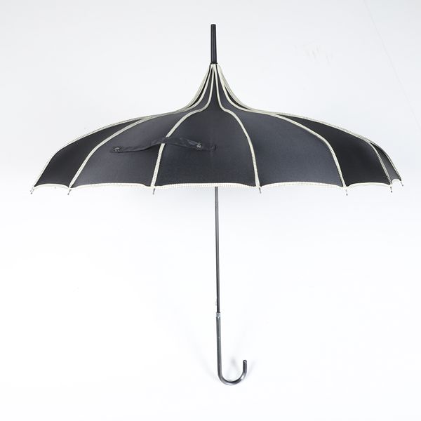 21inches 16 ribs pagoda shape manual straight umbrella
