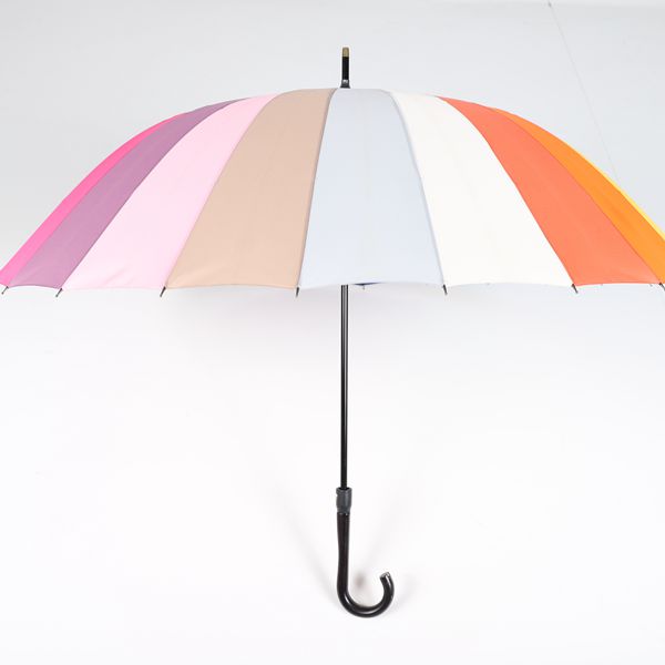 25inches 24ribs rainbow straight umbrella