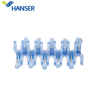 Hanser anti wind plastic clothespin pegs 