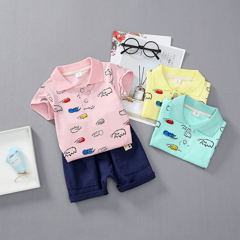 8611 animal short sleeve suit