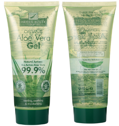 100% Natural moisturizer perfect aloe vera gel for