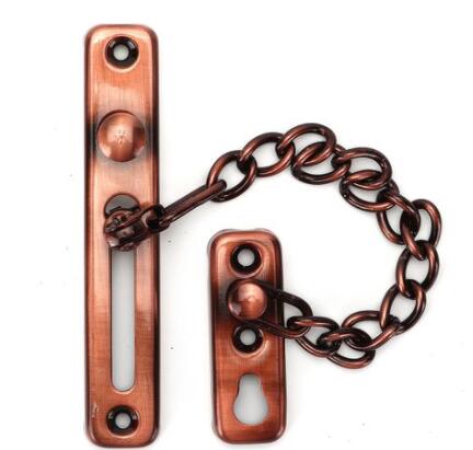 Strong Security Home Door Chain+Screws Safety Guard Lock