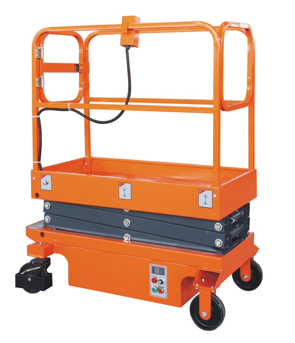 Tiny scissor type elevating platform