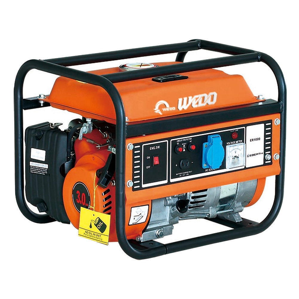 WD1500 1.5KVA 154F Engine 4 Stroke Small Gasoline Petrol Generator 