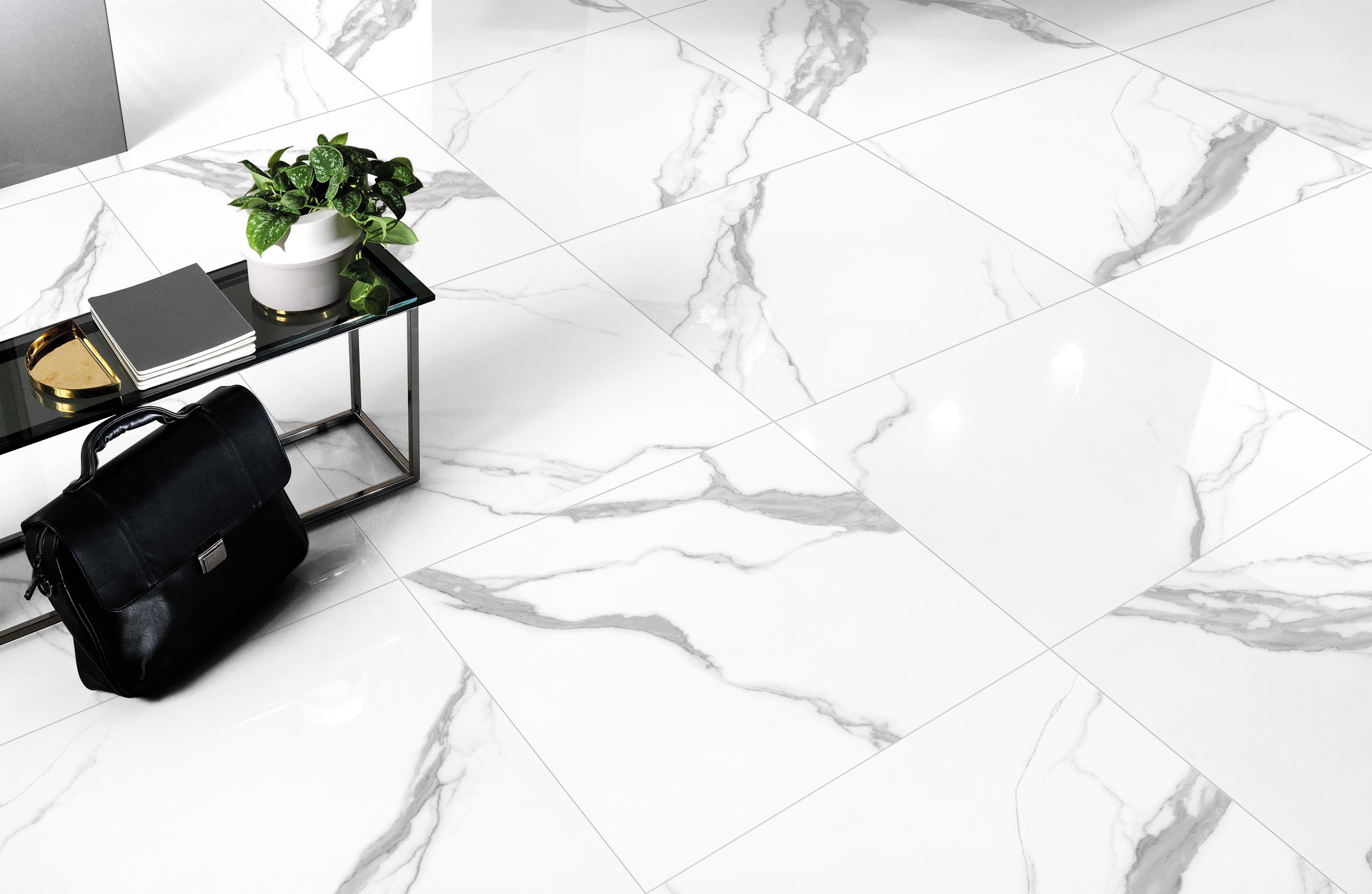 Full Polished Glazed Porcelain Tile Full Body 800x800mm